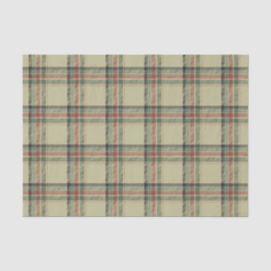 Scottish Floral and Tartan Series Design 36 Seidenpapier