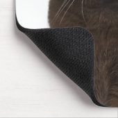 Scottish Fold (18 Monate alt), sitzend Mousepad (Ecke)