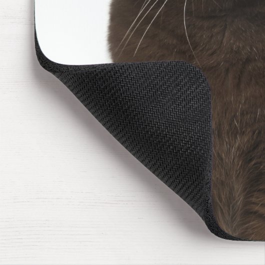 Scottish Fold (18 Monate alt), sitzend Mousepad (Ecke)