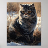 Scottish Fold Art Print Poster (Vorne)