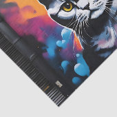 Scottish Fold Art Vibrant Seidenpapier (Ausschnitt)