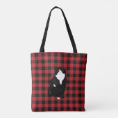 Scottish Fold Cat Allover Tote Bag Tasche (Rückseite)
