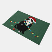 Scottish Fold Cat Holiday Doormat Fußmatte (Schrägansicht)