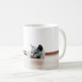 Scottish Fold Cat Kitten Super Niedlich Kaffeetasse (VorderseiteRechts)