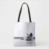 Scottish Fold Cat Kitten Super Niedlich Tasche (Vorderseite)