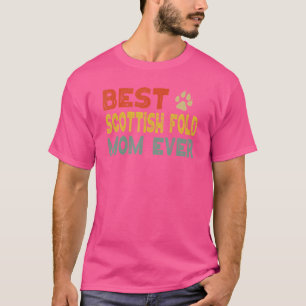 Scottish Fold Cat Mama Owner Züchter Kitten T-Shirt