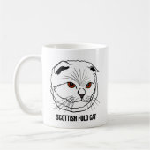 Scottish Fold Cat Mug Kaffeetasse (Links)
