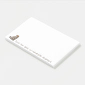 Scottish Fold Cat Personalize Notes Post-it Klebezettel (angewinkelt)