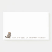 Scottish Fold Cat Personalize Notes Post-it Klebezettel (Vorderseite)
