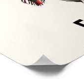 Scottish Fold Cat Poster (Ecke)