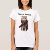Scottish Fold Cat T-Shirt (Vorderseite)