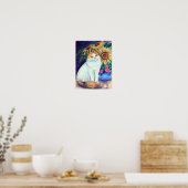 Scottish Fold Cat Wall Print Poster (Küche)