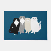 Scottish Fold Cats Doormat Fußmatte (Vorderseite)