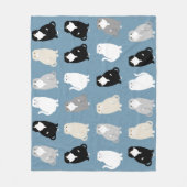 Scottish Fold Cats Fleece Blanket (Vorderseite)