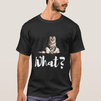 Scottish Fold Cats Funny What Niedlich Kitten Gesc T-Shirt