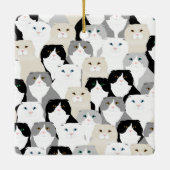 Scottish Fold Cats Ornament (Rückseite)