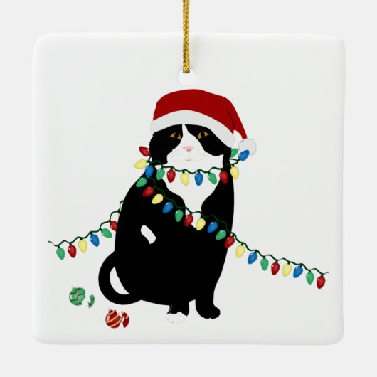 Scottish Fold Christmas Ornament (Rückseite)