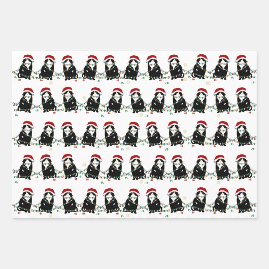 Scottish Fold Christmas Trouble Geschenkpapier Set (Vorderseite 2)