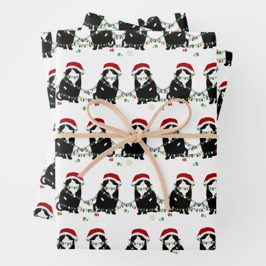 Scottish Fold Christmas Trouble Geschenkpapier Set (Beispiel)