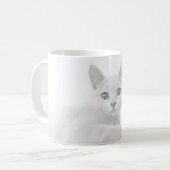 Scottish Fold Kitten Cat Super Niedlich Kaffeetasse (Vorderseite Links)