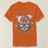 Scottish Fold Oaster Bunny Oars Funny Ostereier T-Shirt (Design vorne)
