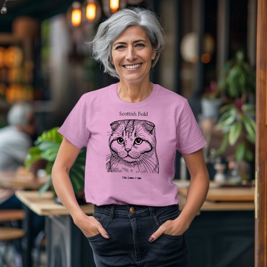 Scottish Fold Portrait T-Shirt