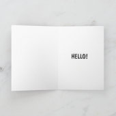 SCOTTISH FOLGE CAT GREETING CARD ZU SAGEN HELLO KARTE (Innenseite)