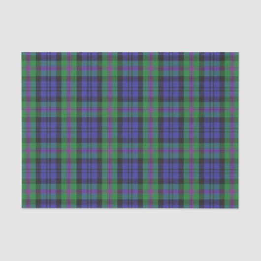 Scottish Gifts Clan Baird Tartan Seidenpapier (Vorderseite)