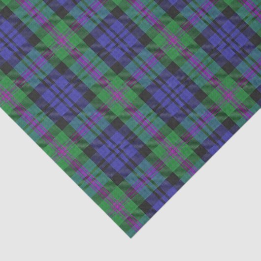 Scottish Gifts Clan Baird Tartan Seidenpapier (Ausschnitt)