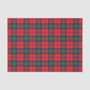 Scottish Gifts Clan Lindsay Red Green Tartan Seidenpapier