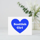 Scottish Girl Postkarte (Stehend Vorderseite)