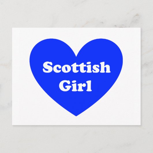 Scottish Girl Postkarte (Vorderseite)