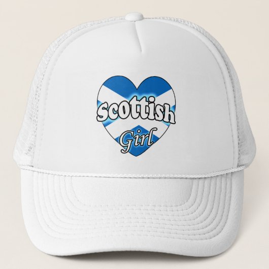 Scottish Girl Truckerkappe (Vorderseite)