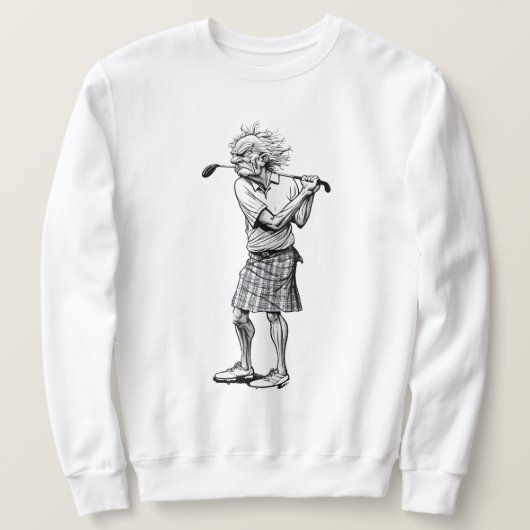 Scottish Golfer Sweatshirt (Design vorne)