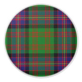 Scottish Grandeur Clan Cochrane Tartan Kariert Keramikknauf (Vorderseite)