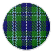 Scottish Grandeur Clan Douglas Tartan Kariert Keramikknauf (Vorderseite)
