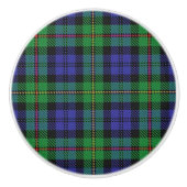 Scottish Grandeur Clan MacEwen Tartan Kariert Keramikknauf (Vorderseite)