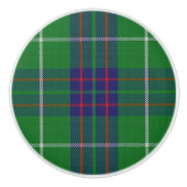 Scottish Grandeur Clan MacIntyre Tartan Kariert Keramikknauf (Vorderseite)
