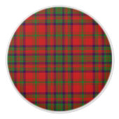 Scottish Grandeur Clan Matheson Tartan Kariert Keramikknauf (Vorderseite)