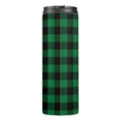 Scottish Green Buffalo Kariert Tartan Thermosbecher (Rückseite)