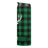 Scottish Green Buffalo Kariert Tartan Thermosbecher (Nach rechts gedreht)