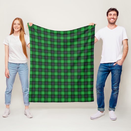 Scottish Green Tartan Kariert Fleecedecke (Beispiel)