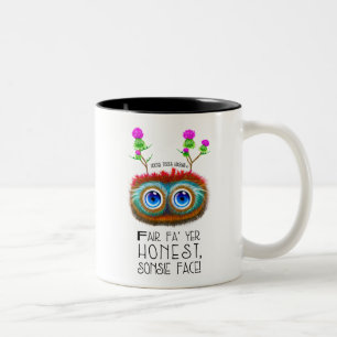 Scottish Haggis Robert Burns Zitat Zweifarbige Tasse
