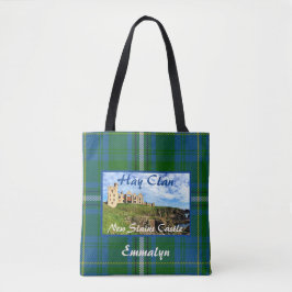 Scottish Hay Clan's Castle Tartan Name Tasche
