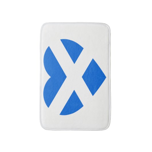 Scottish Heartflag bmcnt Badematte (Vorderseite Vertikal)