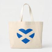Scottish Heartflag jtcn Jumbo Stoffbeutel (Vorne)