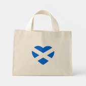 Scottish Heartflag ttcn Mini Stoffbeutel (Rückseite)