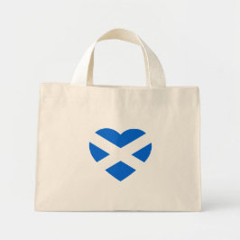 Scottish Heartflag ttcn Mini Stoffbeutel