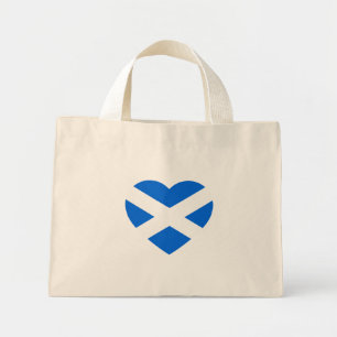 Scottish Heartflag ttcn Mini Stoffbeutel