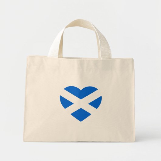 Scottish Heartflag ttcn Mini Stoffbeutel (Vorne)